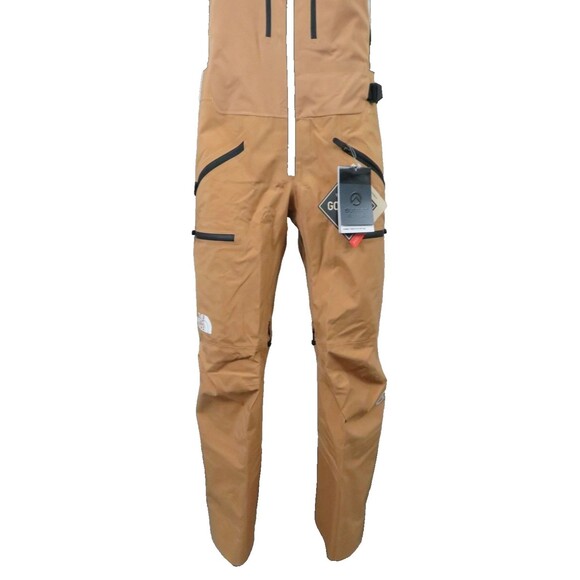 The North Face Women Tsirku GTX GORE TEX Shell Ski Bib Pant Almond $700 XXL Long - Picture 7 of 9